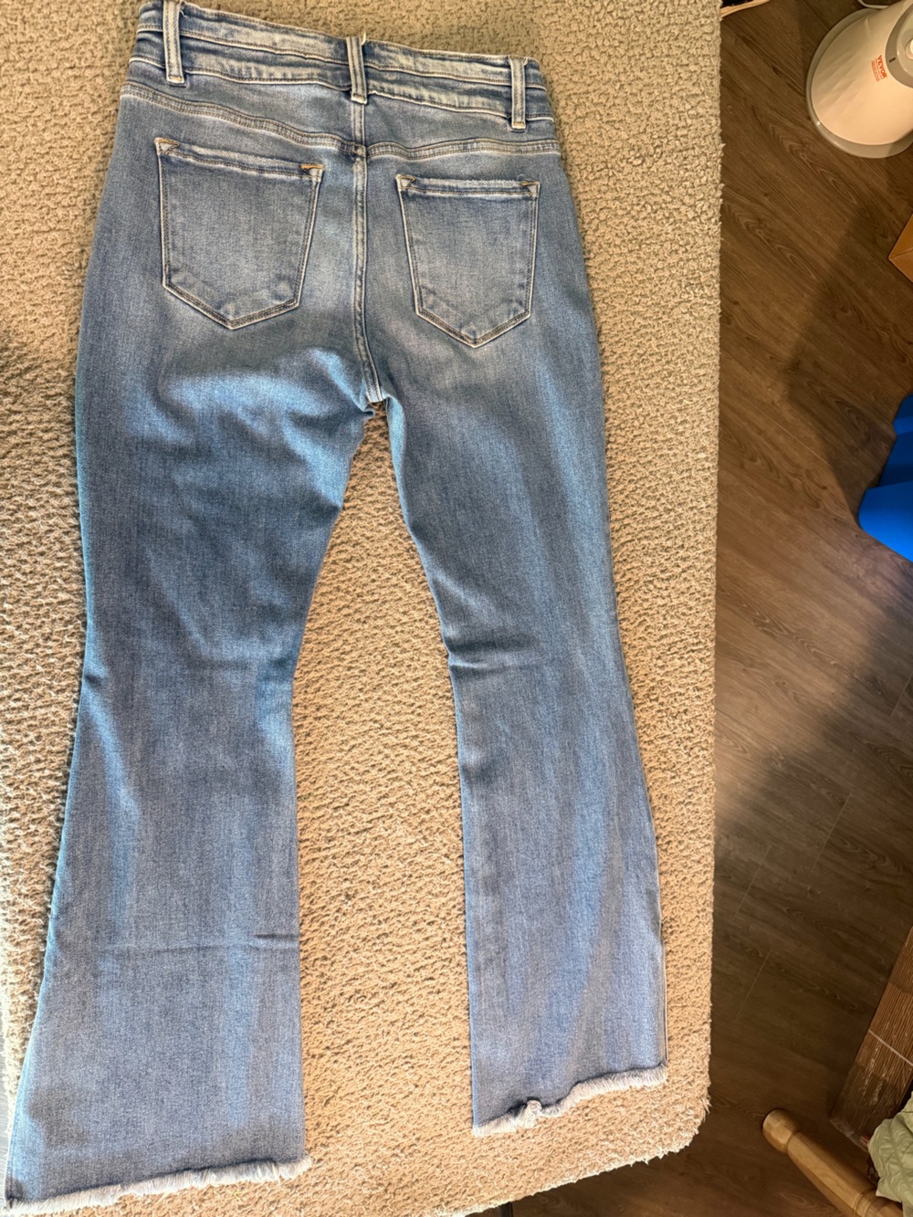 KanCan Light Wash Distressed Flare Jeans - Picture 7 of 13